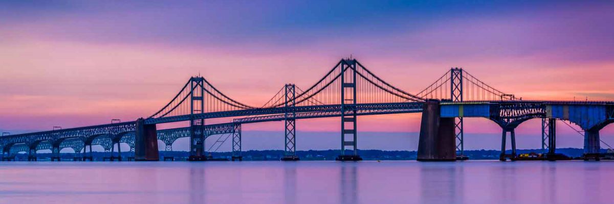 Chesapeake Bay Bridge at Night