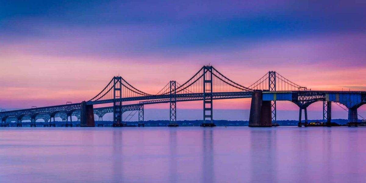 Chesapeake Bay Bridge at Night
