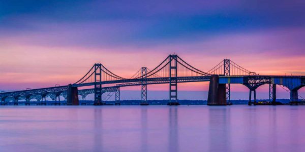 Chesapeake Bay Bridge at Night