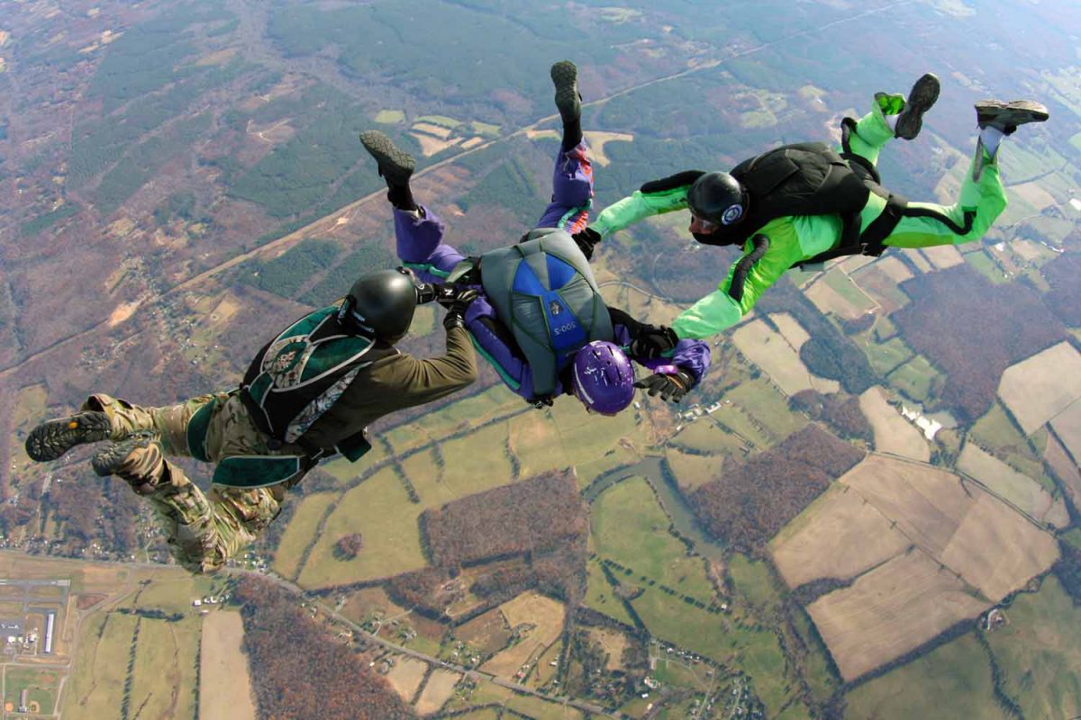 AFF Supervised Jump at Skydive Orange in Virginia