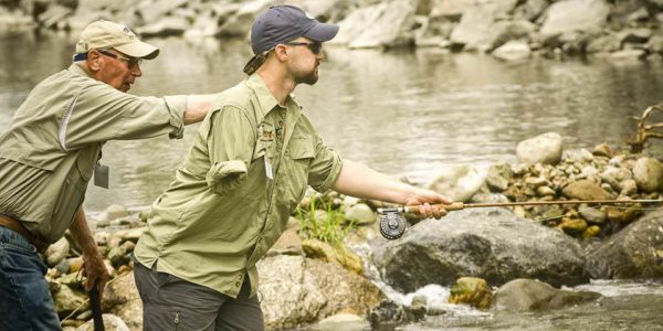 Veteran Fly Fishing with Project Healing Waters