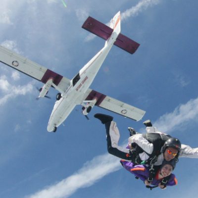 Skydive Orange Twin Otter Aircraft