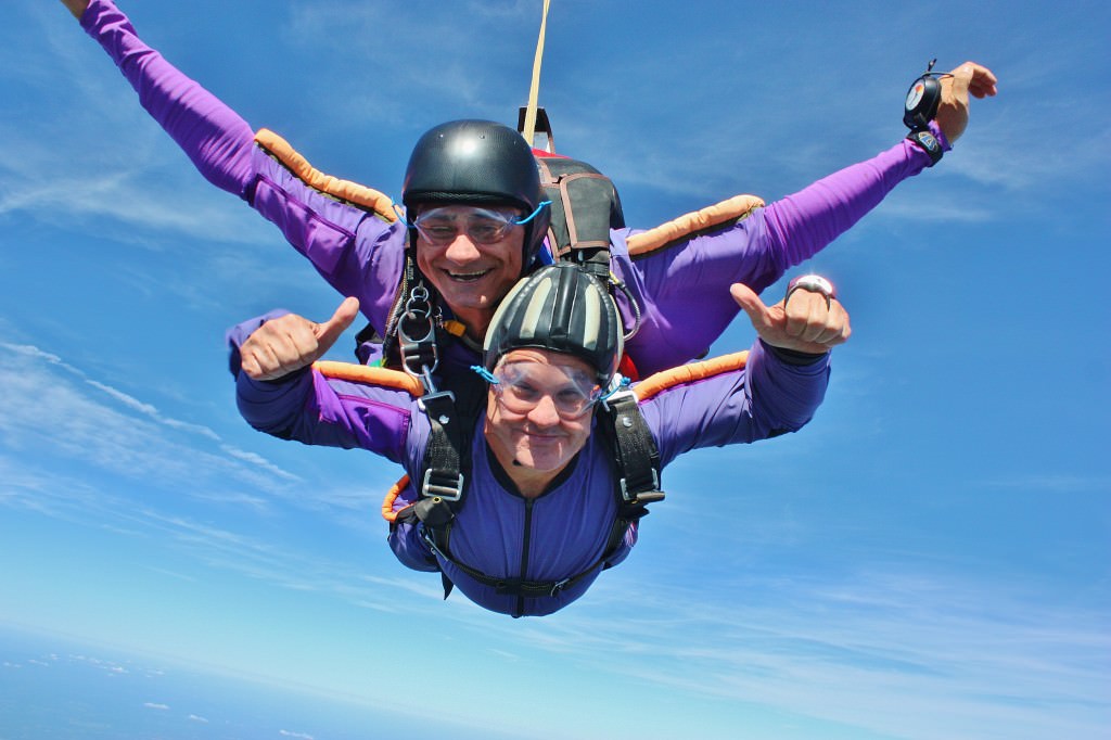 Tandem Skydiving Student Skydive Orange