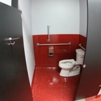 Clean Bathroom at Skydive Orange