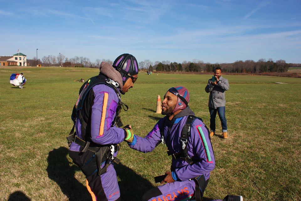 Epic Skydiving Proposal | Skydive Orange