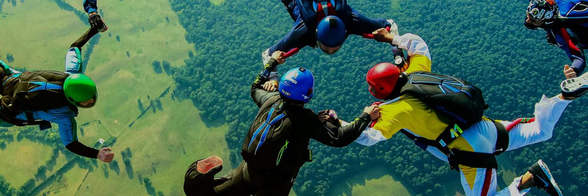 Formation Skydive over Skydive Orange in VA