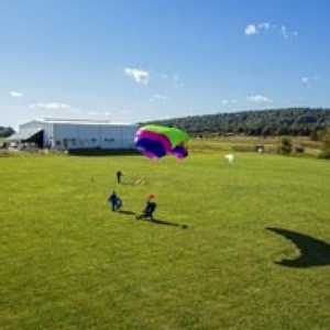 Tandem Student Landing at Skydive Orange